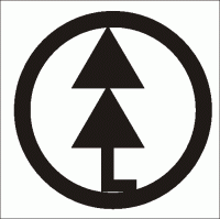 Minisymbol pro DZP a evakuační plány: Jehličnatý les - Dokumentace požární ochrany