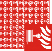 Minisymbol pro DZP a evakuační plány: Požární hadice - Dokumentace požární ochrany
