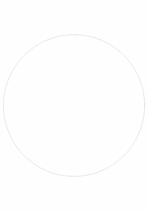 Značení skladů a regálů - Označení míst pro palety: Kruh bílý