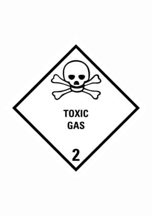 Značení nebezpečných látek a obalů - Symboly ADR: Toxic Gas (ADR Třída 2.2)