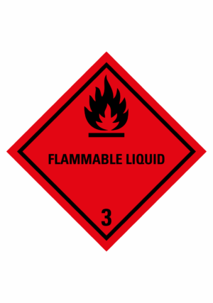 Značení nebezpečných látek a obalů - Symboly ADR: Flammable liquid (ADR Třída 3)