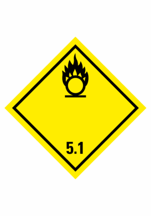 Značení nebezpečných látek a obalů - Symboly ADR: Látky podporující hoření (ADR Třída 5.1)