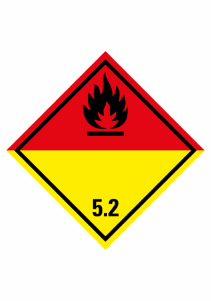 Značení nebezpečných látek a obalů - Symboly ADR: Organické peroxidy (ADR Třída 5.2)