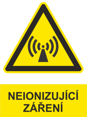 Výstraha Neionizující záření