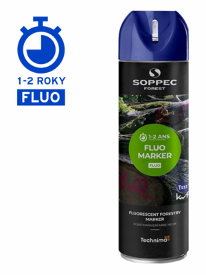 Značkovací sprej: Fluorescenční sprej FLUO MARKER modrý